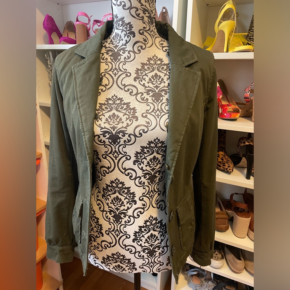 H & M Army green jacket